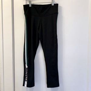 varsity black leggings